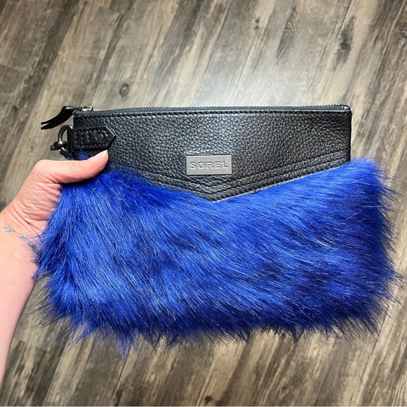 SOREL Fuzzy Clutch Bag